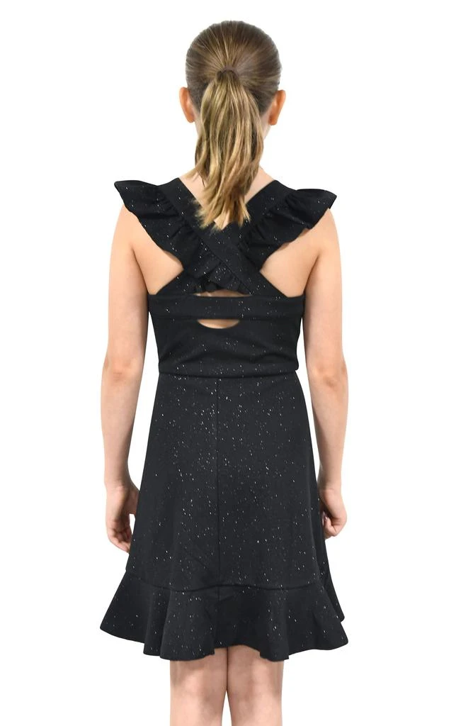 Zunie Kids' Glitter Ottoman Fit & Flare Dress 3