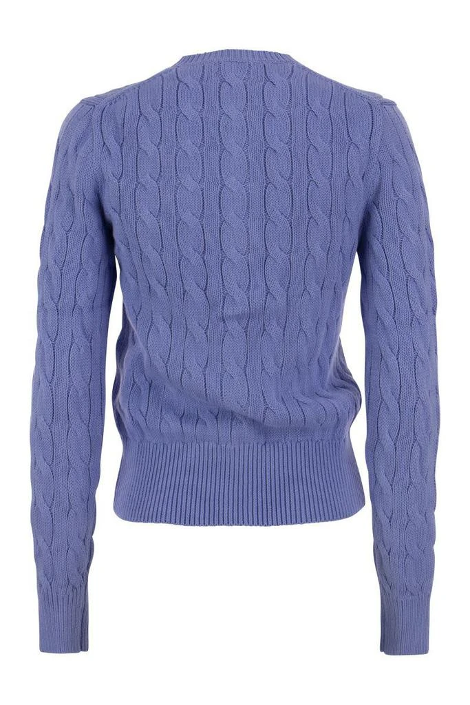 Ralph Lauren Polo Ralph Lauren Plaited Cardigan With Long Sleeves 2