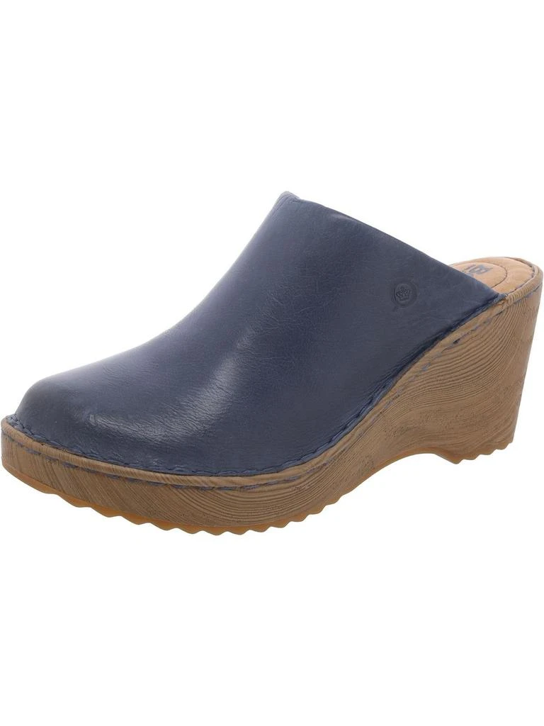 Born KHELL 21 Womens Leather Round toe Clogs 4