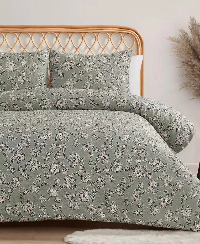 Jessica Simpson Botanical Embossed 2-Pc. Comforter Set 1