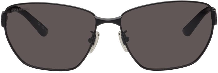 Balenciaga Black Signature Square Af Sunglasses