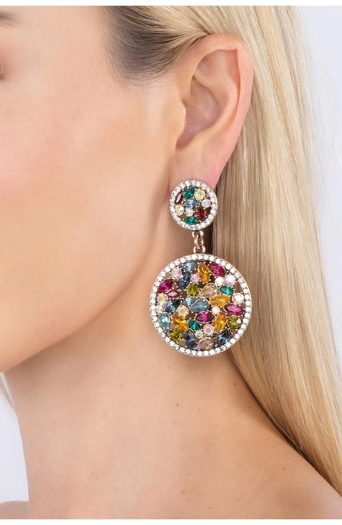 EYE CANDY LOS ANGELES Polar Crystal Statement Earrings 2