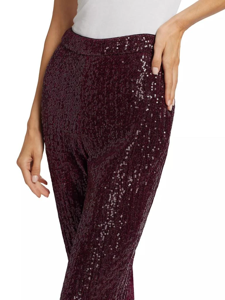 Badgley Mischka Sequined Straight Trousers 6