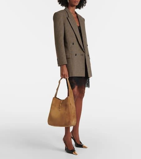 Yves Saint Laurent Le 5 à 7 Supple Large suede shoulder bag 5