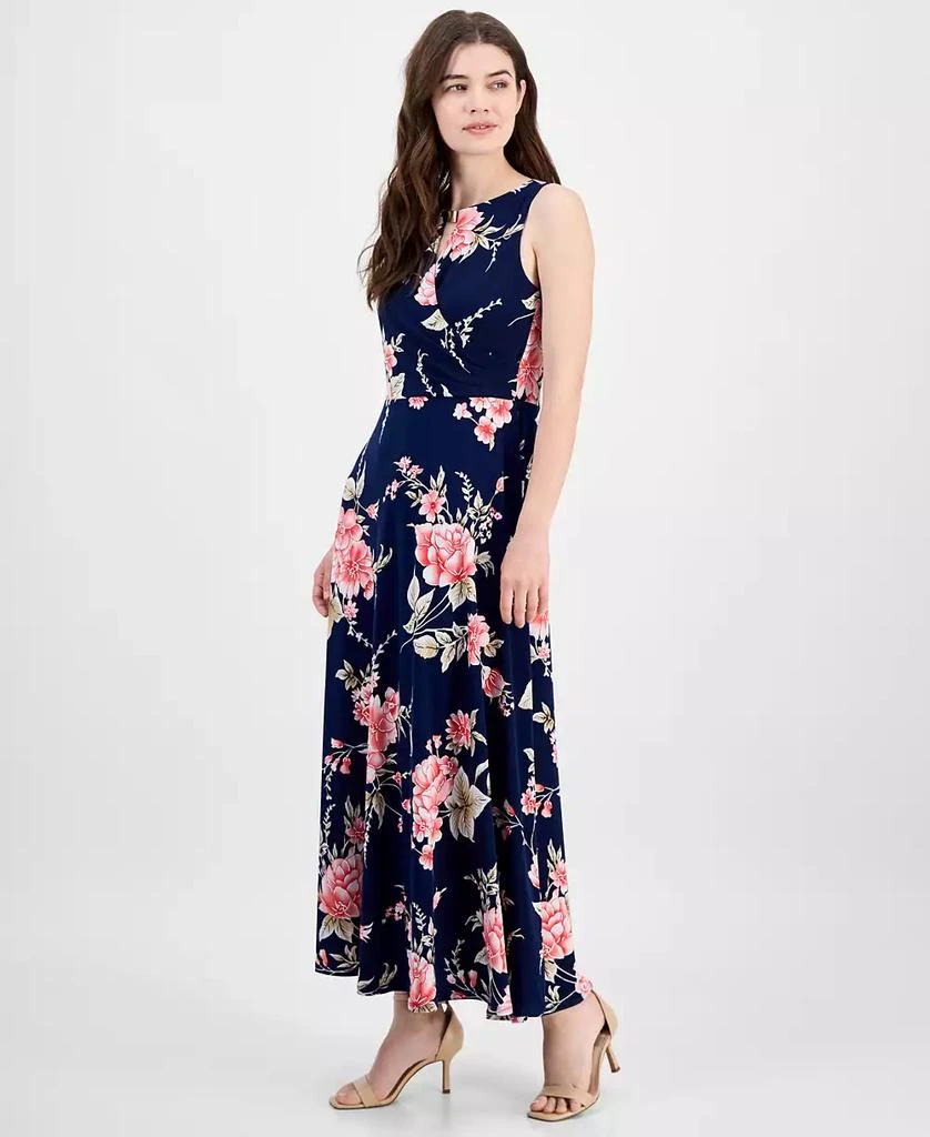 Sandra Darren Women's Floral-Print Sleeveless Maxi Dress 3