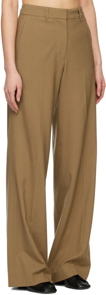 Arch The Brown Simple Line Trousers 2