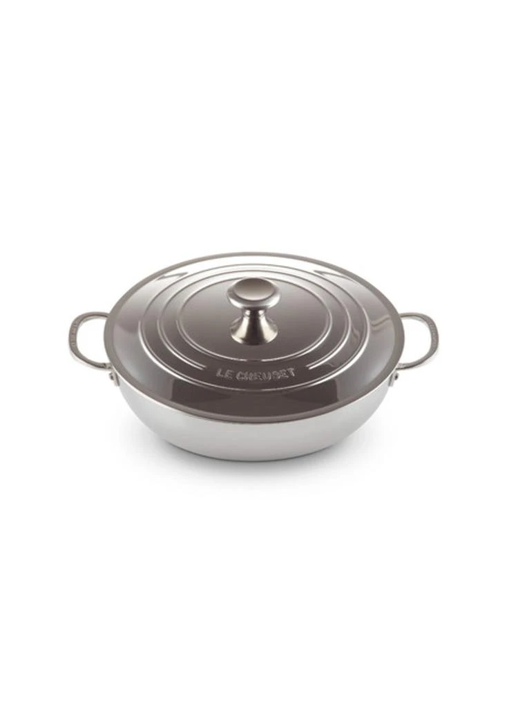 Le Creuset Signature 3-ply stainless steel shallow casserole 30cm 4.8l 2
