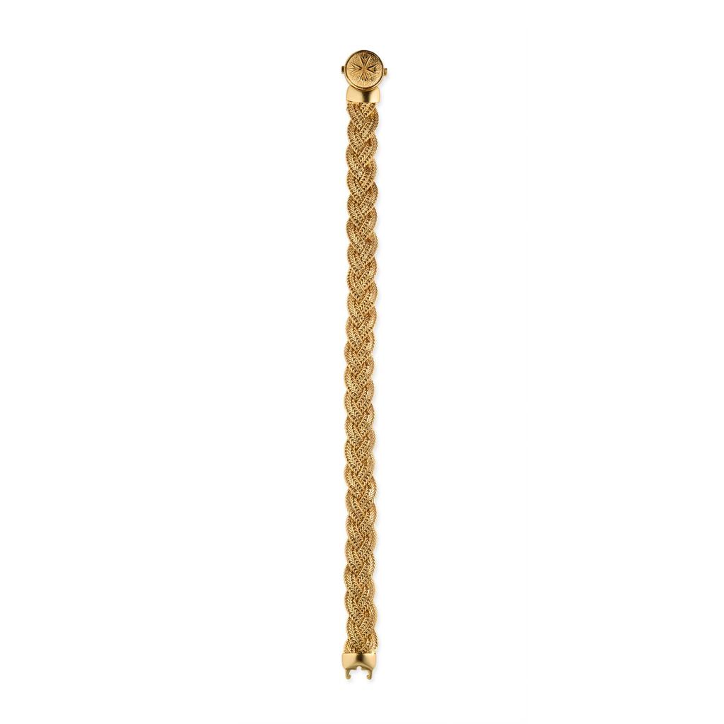 Emanuele Bicocchi Emanuele Bicocchi Diamond-Cut Flat Braided Bracelet