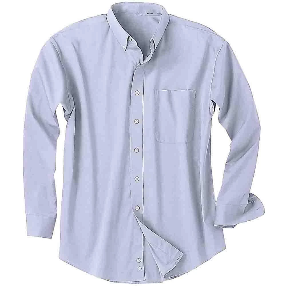 River's End EZCare Pinpoint Long Sleeve Button Up Shirt 1