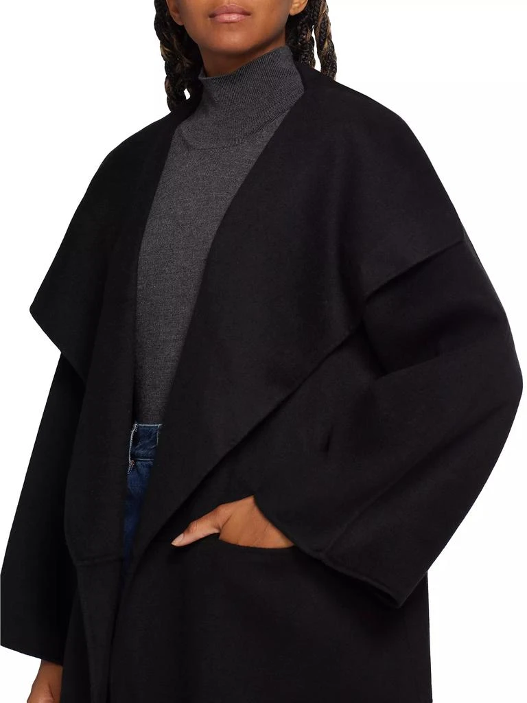 Toteme Open-Front Wool Coat 6