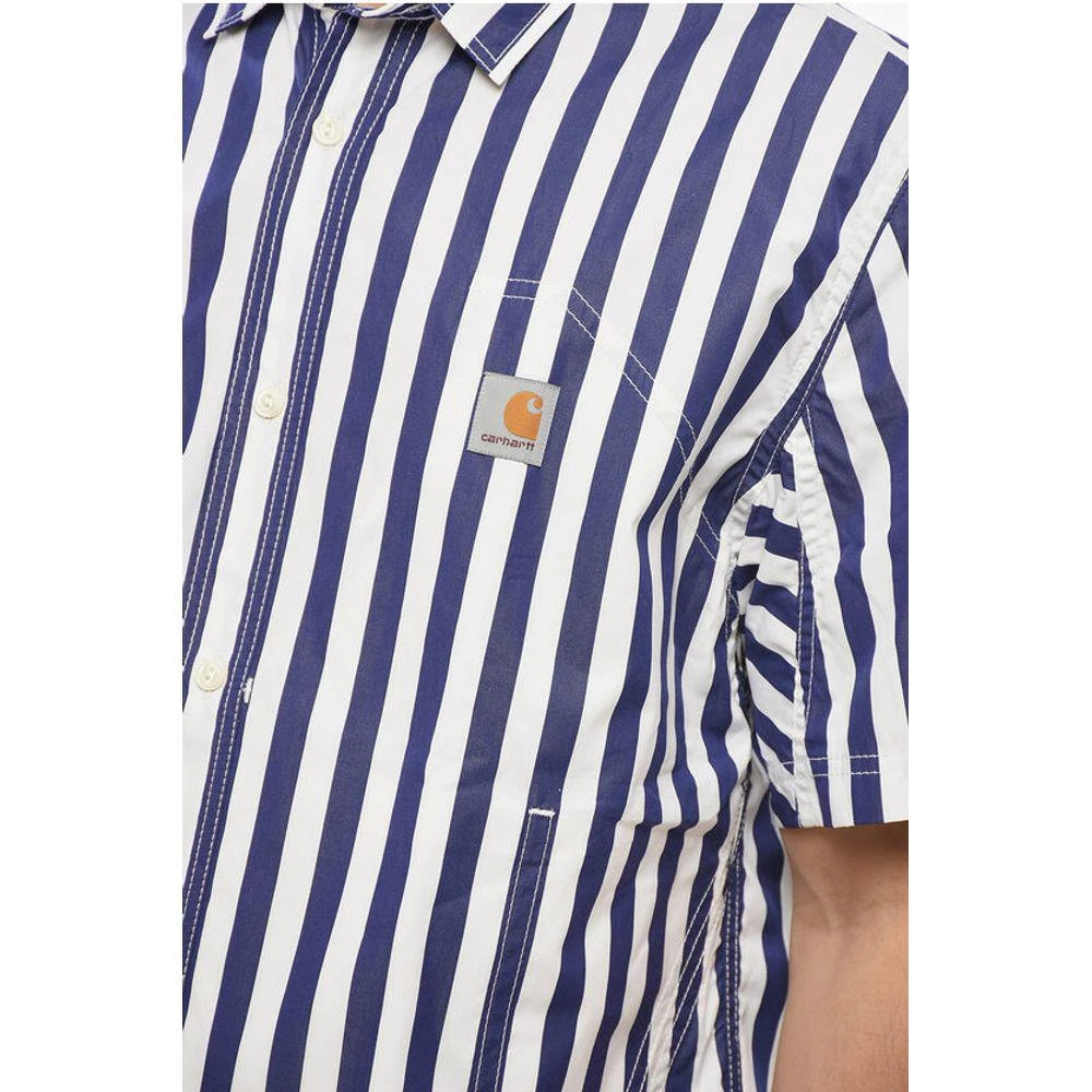 Junya Watanabe Junya Watanabe JW X CARHARTT Awning Striped Cotton Shirt 3