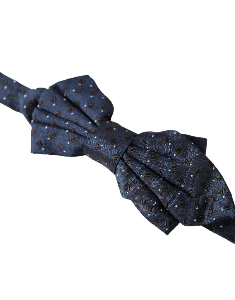 Dolce 
Gabbana Silk Patterned Adjustable Men Papillon Bow Men
s Tie 2