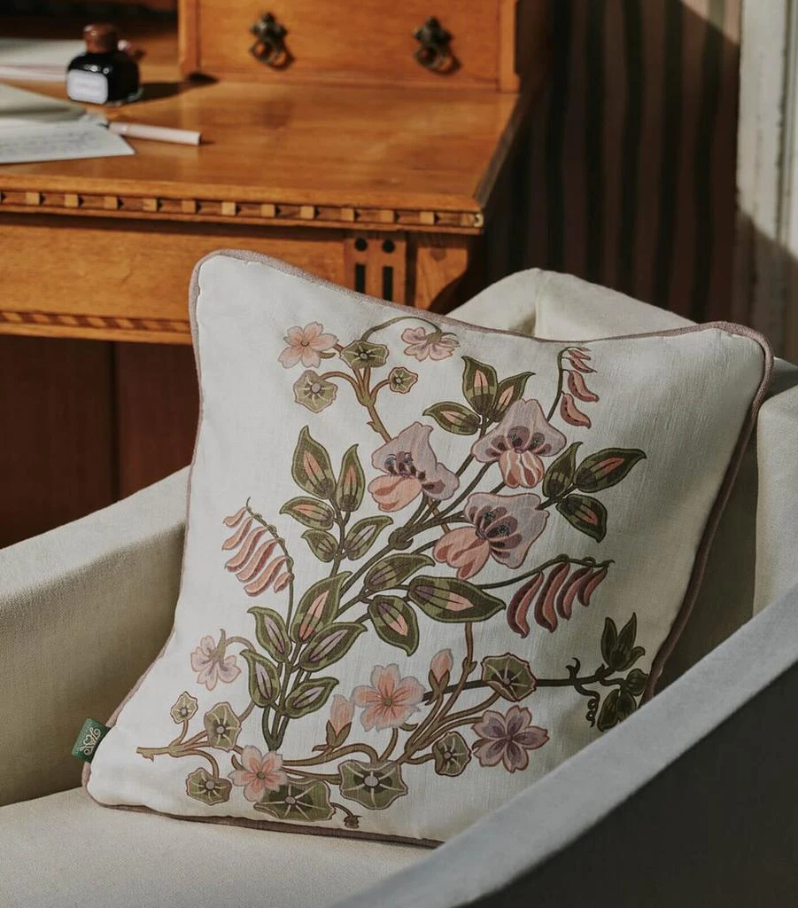 House of Hackney Medium Hemp The Dancing Orchids Cushion (45cm x 45cm) 3