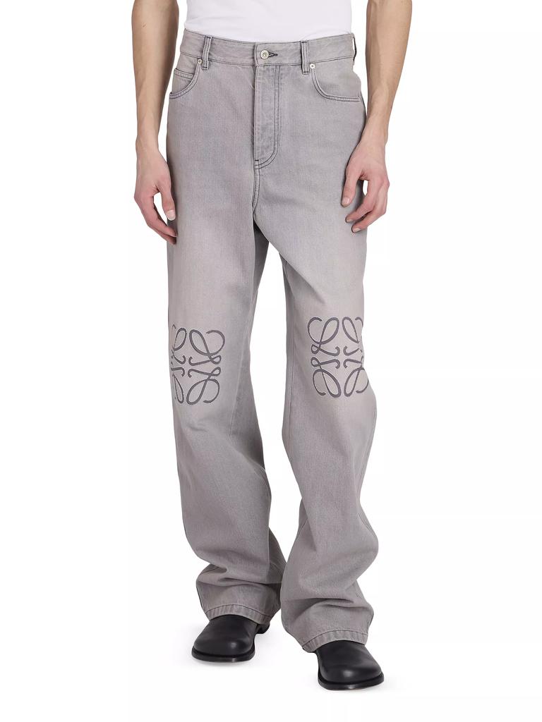 LOEWE Anagram Logo Baggy Jeans