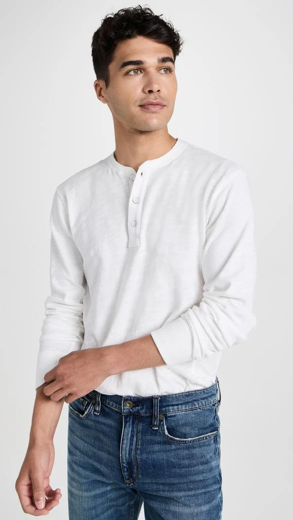 Rag & Bone Long Sleeve Classic Henley 6