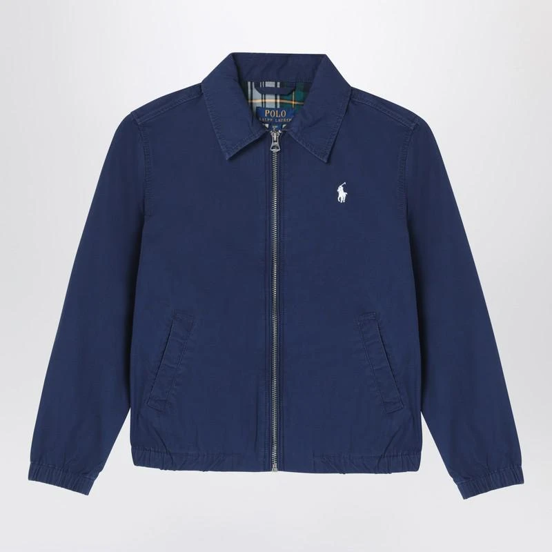 Ralph Lauren Navy blue cotton zipped jacket 1