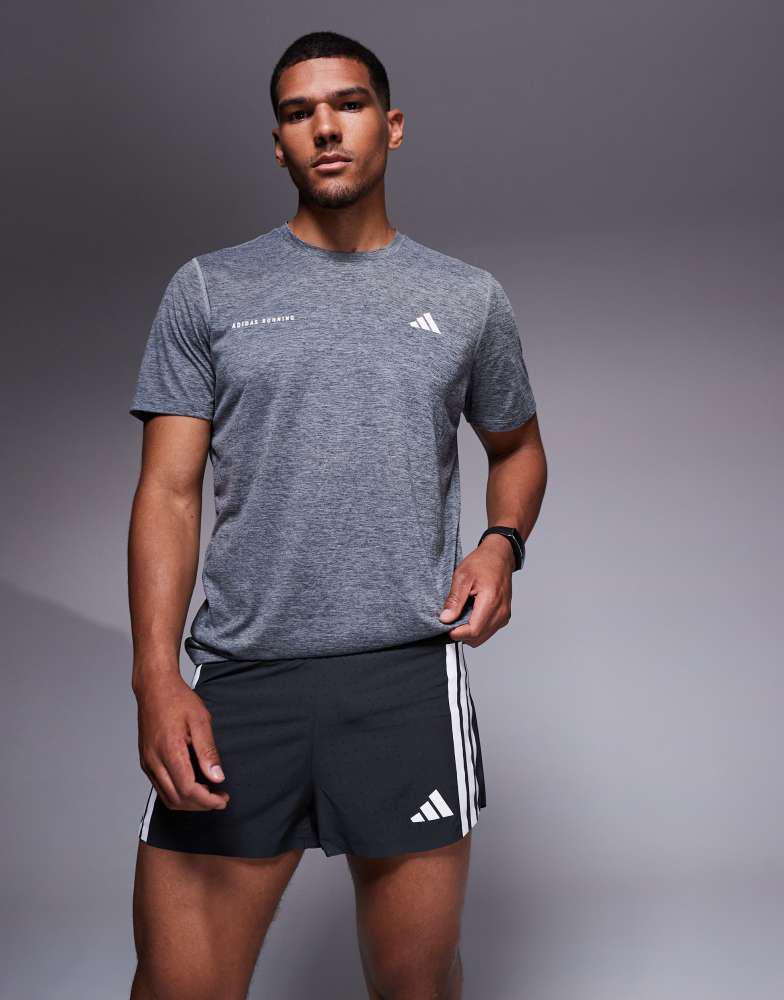 adidas Running Adizero split shorts in black – On Sale Now with Up