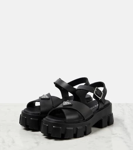 Prada Monolith platform sandals 4