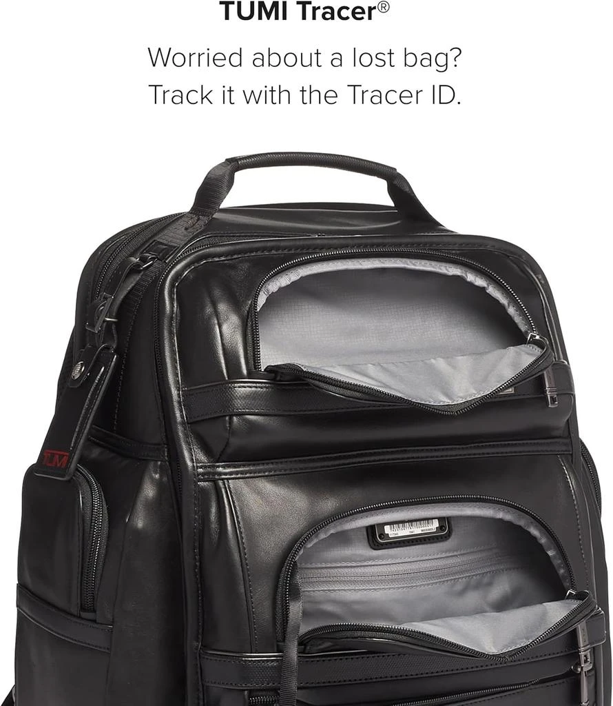 Tumi TUMI - Alpha Brief Pack - Men's and Women's Work and Travel Laptop Backpack with Padded Adjustable Strap - Fits Up to 15" Screen - Black 5