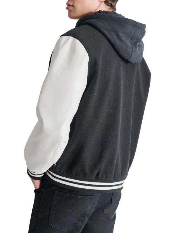 DKNY Hooded Varsity Jacket 3