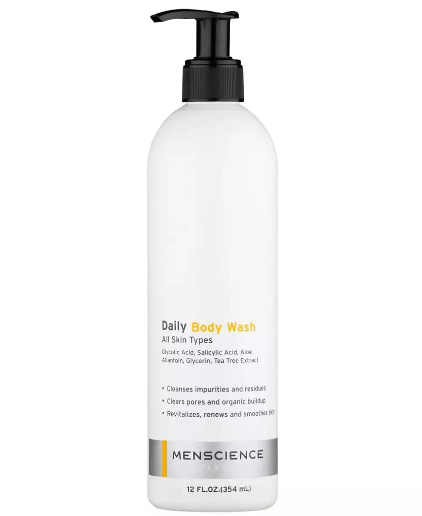 Menscience Daily Body Wash Cleanser For Men 12 FL.OZ. 1
