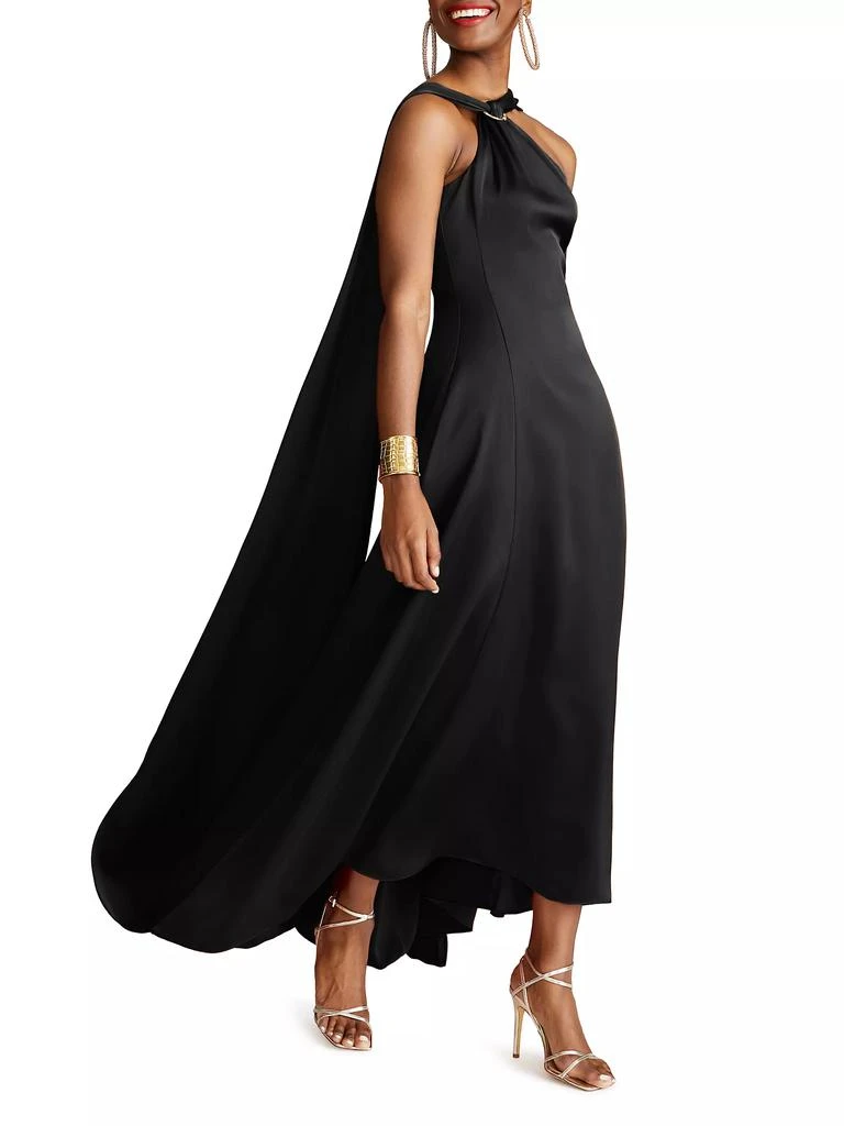 HALSTON Genevieve Satin Gown 4
