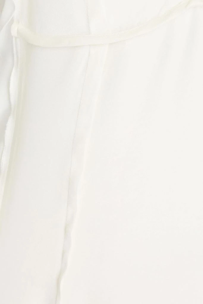 SIMKHAI Emily ruffled cupro-blend crepe maxi dress 4