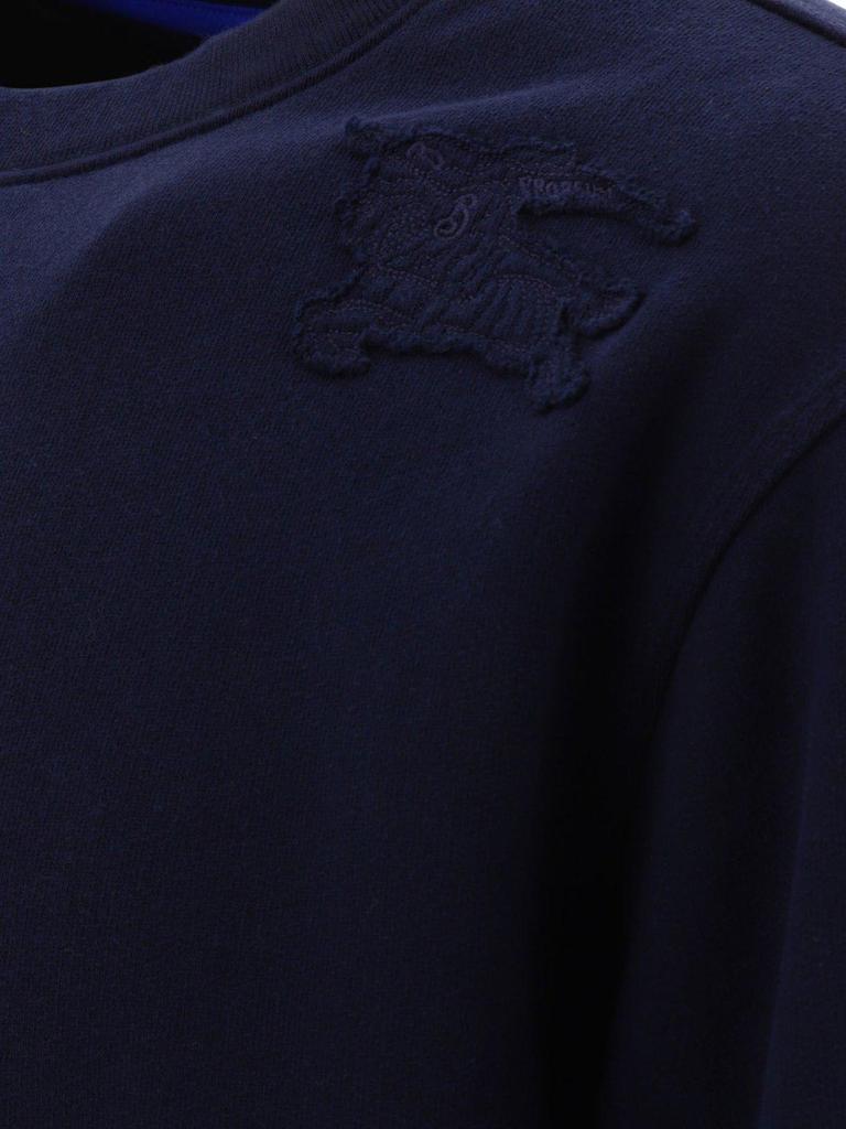 Burberry Ekd-motif Crewneck Sweatshirt Blue L - Hoodies