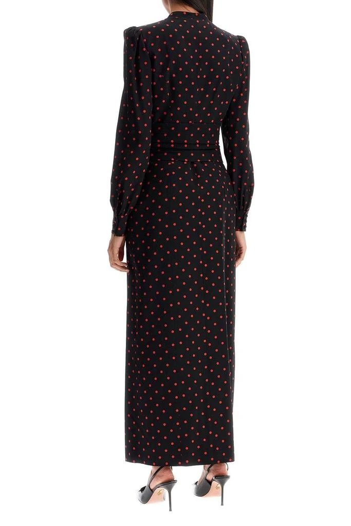 Alessandra Rich Alessandra Rich Polka Dot V-Neck Maxi Dress 3