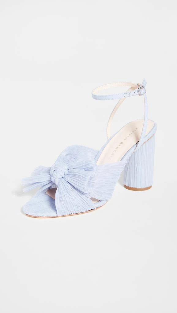 Loeffler Randall Camellia Pleated Bow Heel with Ankle Strap 1