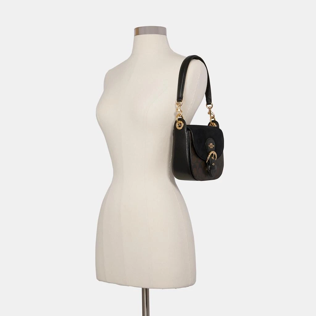 Coach Coach Outlet Kleo Shoulder Bag 17 In Signature Canvas 3