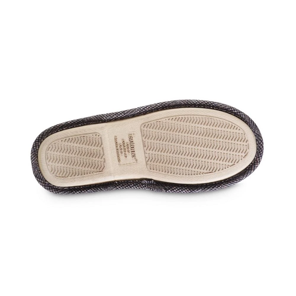 Totes Men's Memory Foam Microsuede Titus Scuff Slippers 6