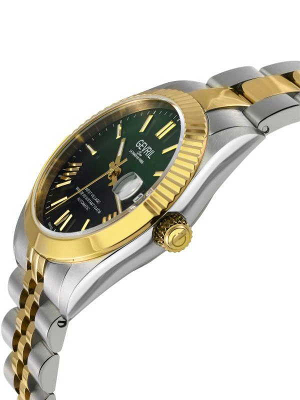 Gevril West Village Fusion Elite 40MM Stainless Steel Automatic Bracelet Watch 3