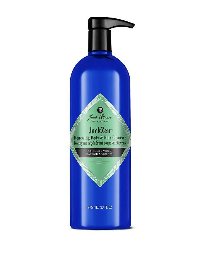 Jack Black JackZen Renewing Body 
Hair Cleanser with Bamboo 
Violet 33 oz.