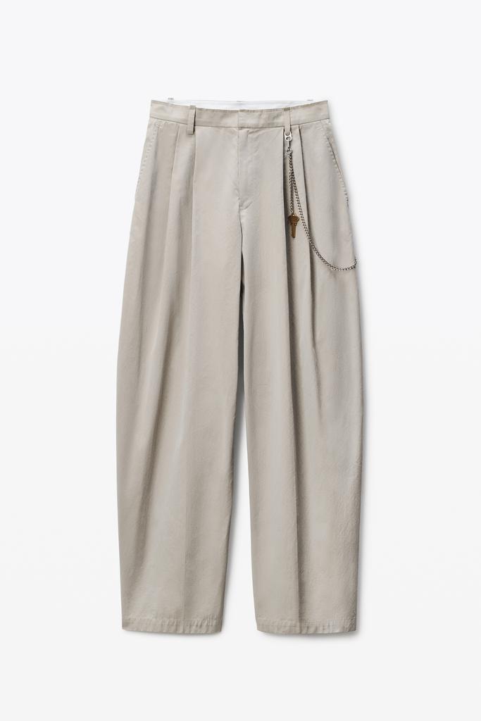 Alexander Wang Grey Cotton-Blend Balloon-Leg Pants