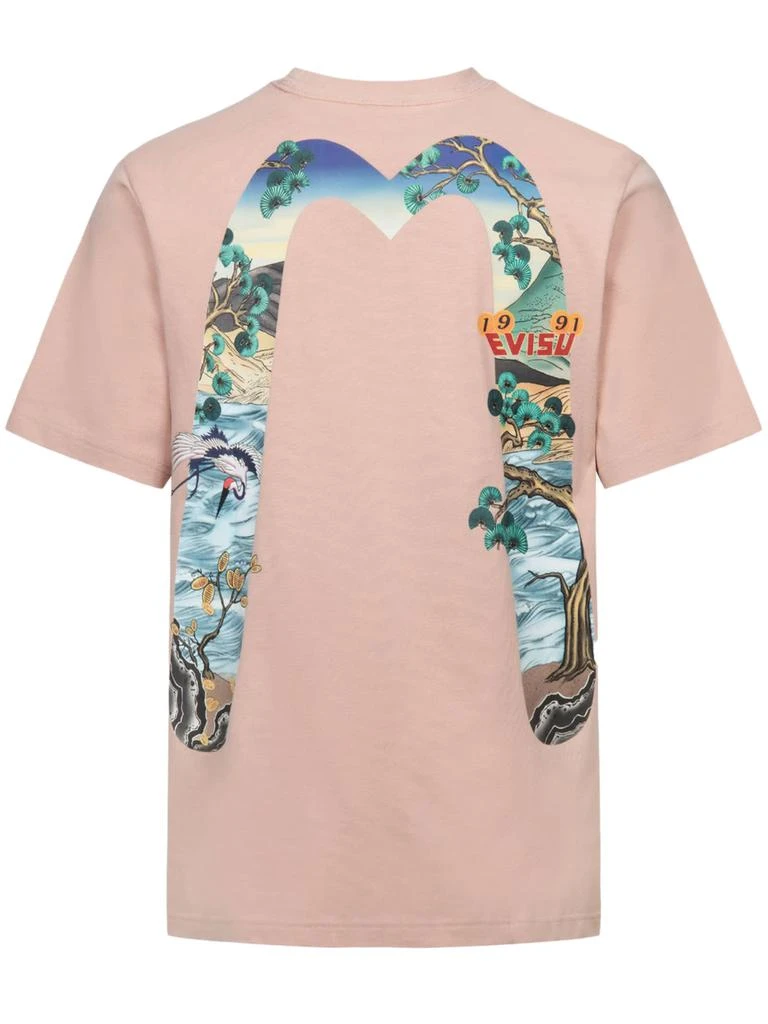 Evisu Pink Cotton Pine Daicock T-shirt 2