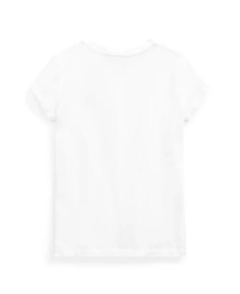 Polo Ralph Lauren Big Girls Cotton Jersey V-Neck T-shirt 5