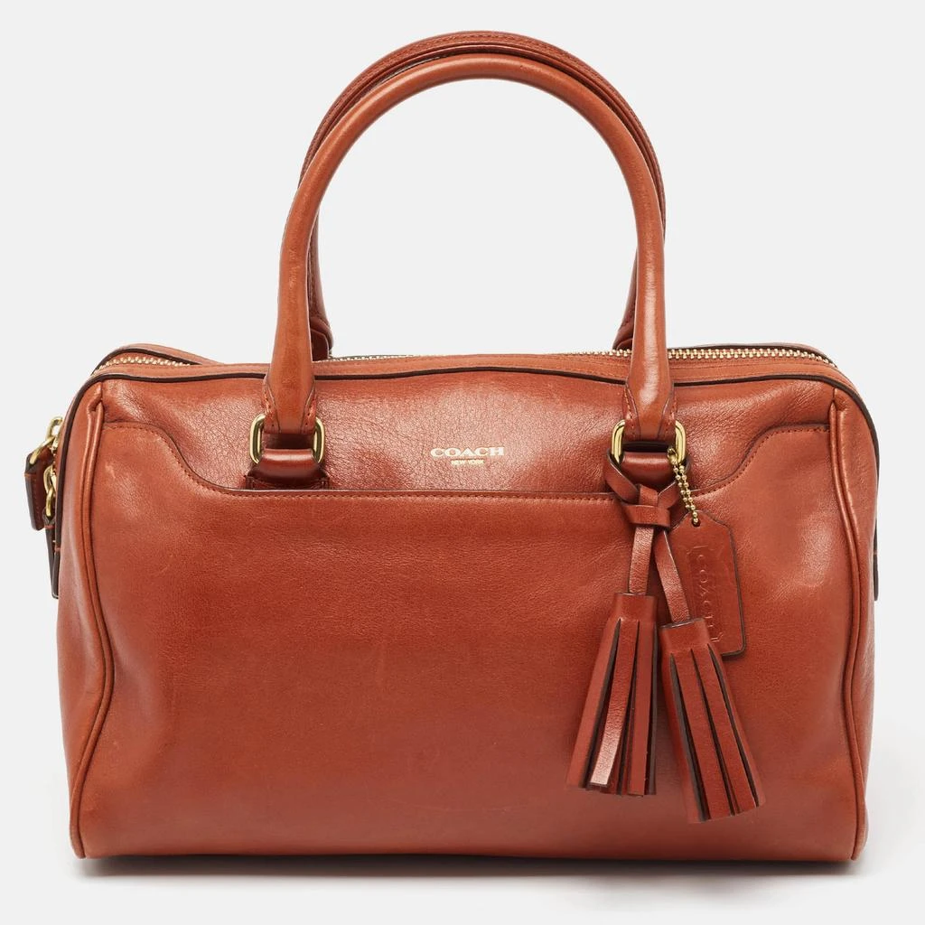 Coach Coach Brown Leather Legacy Haley Satchel 1