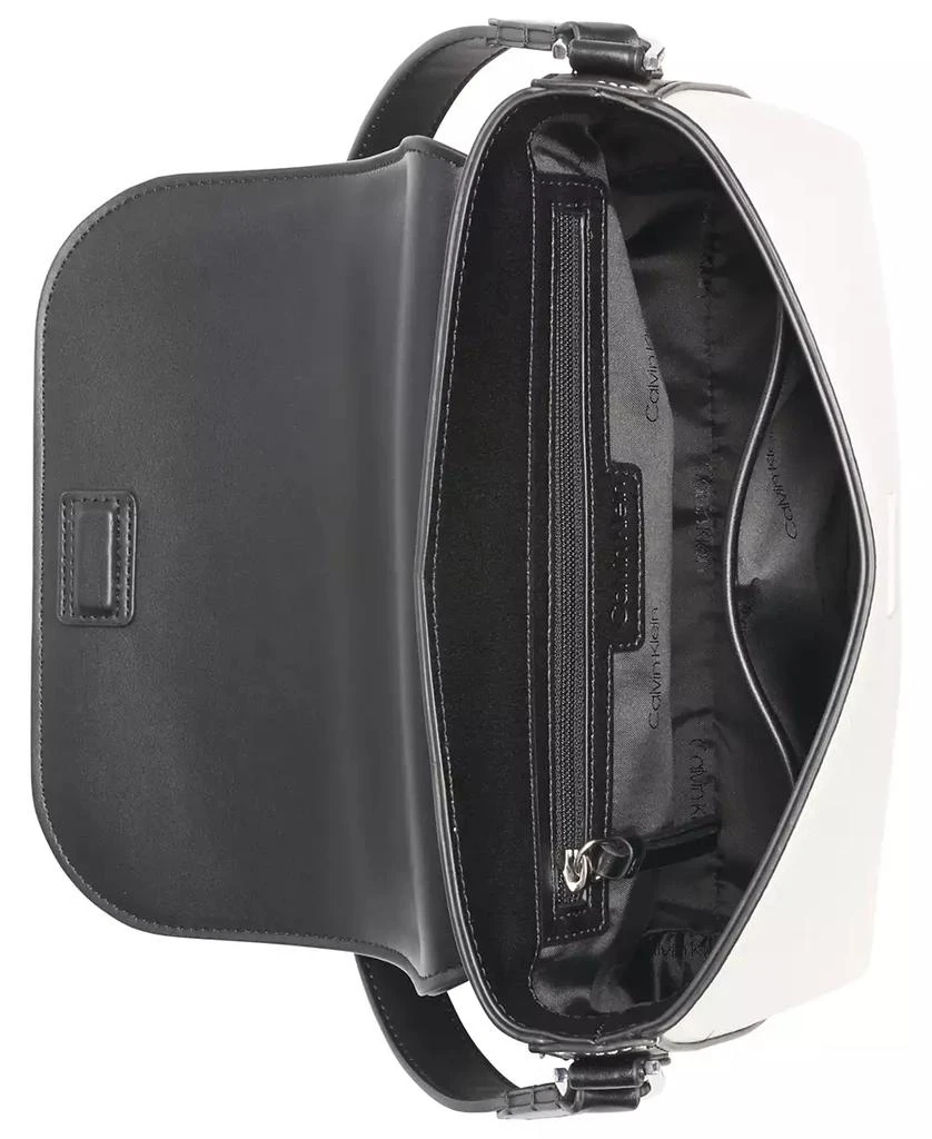 Calvin Klein Millie Small Convertible Shoulder Bag with Striped Crossbody Strap 5