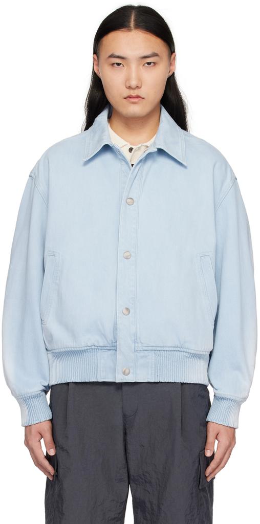 Solid Homme Blue Washed Denim Jacket