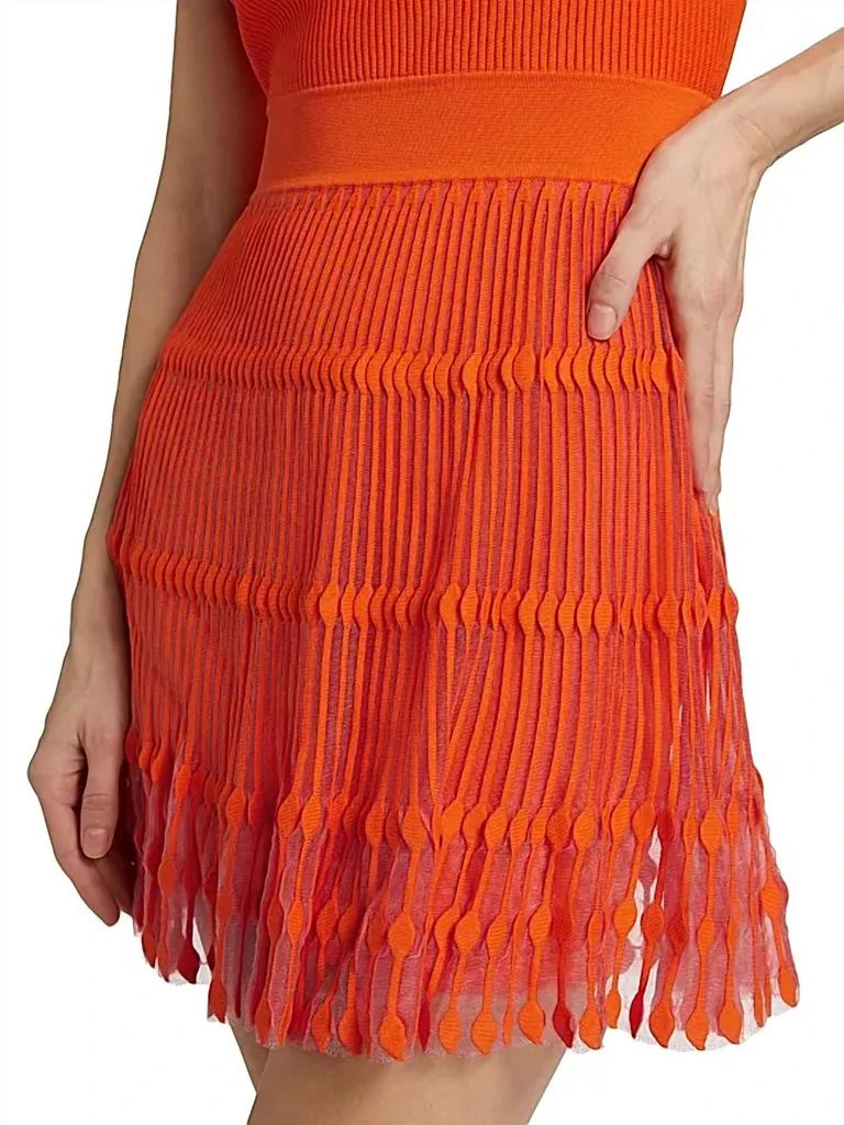 Milly Milly - Sheer Knit Flare Mini Dress 4