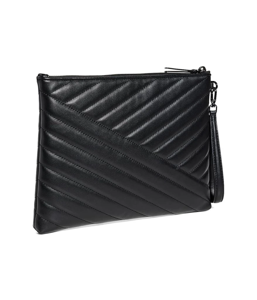 Tory Burch Kira Chevron Pave Logo Pouch 2
