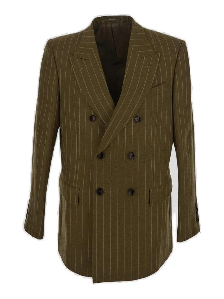 Gucci Gucci Double Breasted Striped Blazer 1