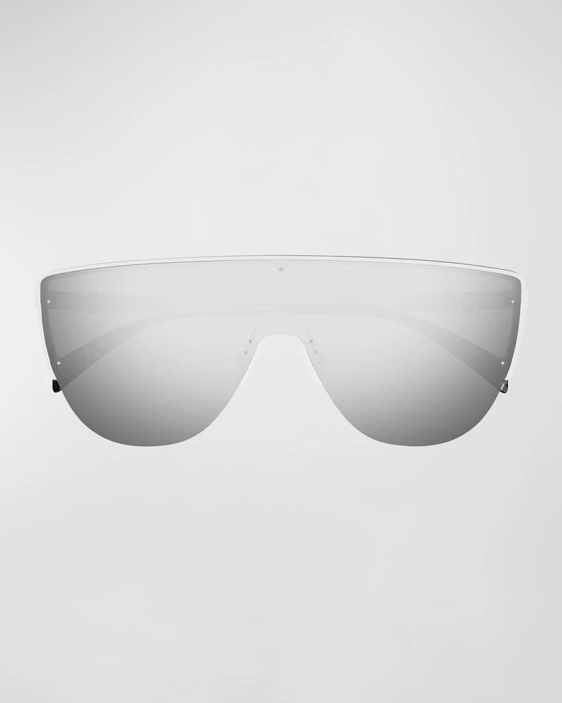 Alexander McQueen Men's Skull Metal Shield Sunglasses 3