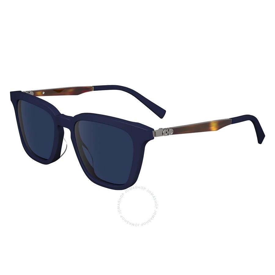 Salvatore Ferragamo Blue Rectangular Men's Sunglasses SF1100S 414 52