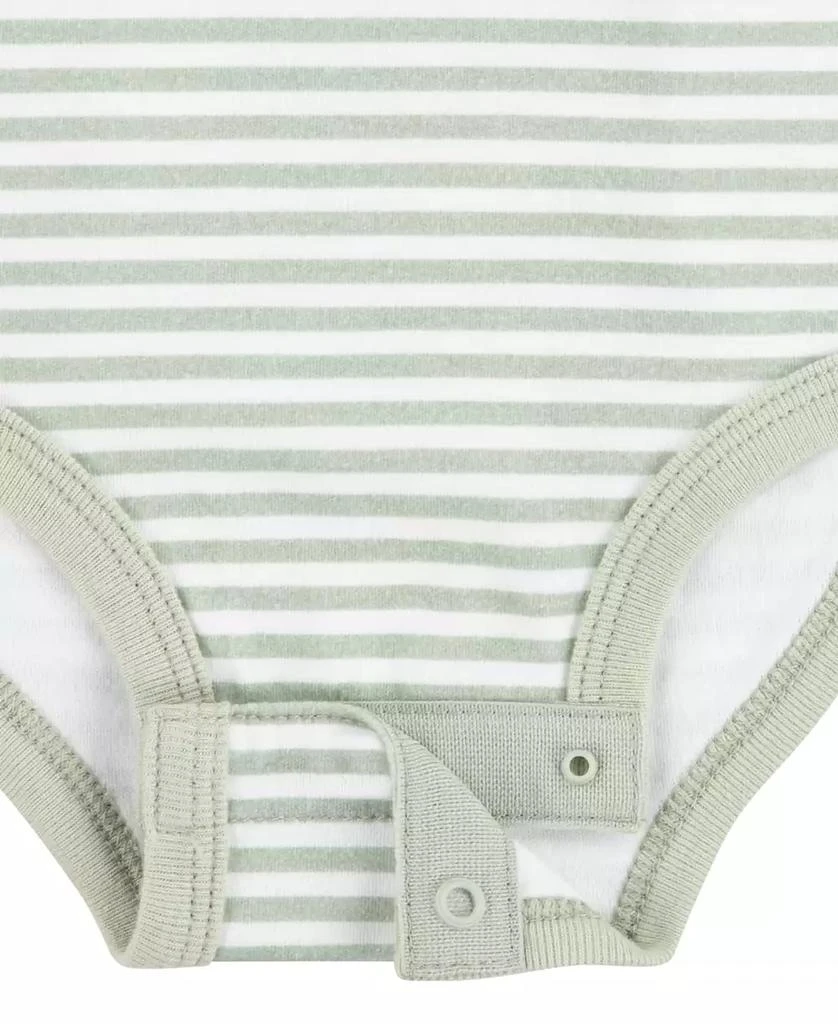 Huggies Baby Boys Organic Short Sleeve Bodysuits 3-Pack 4