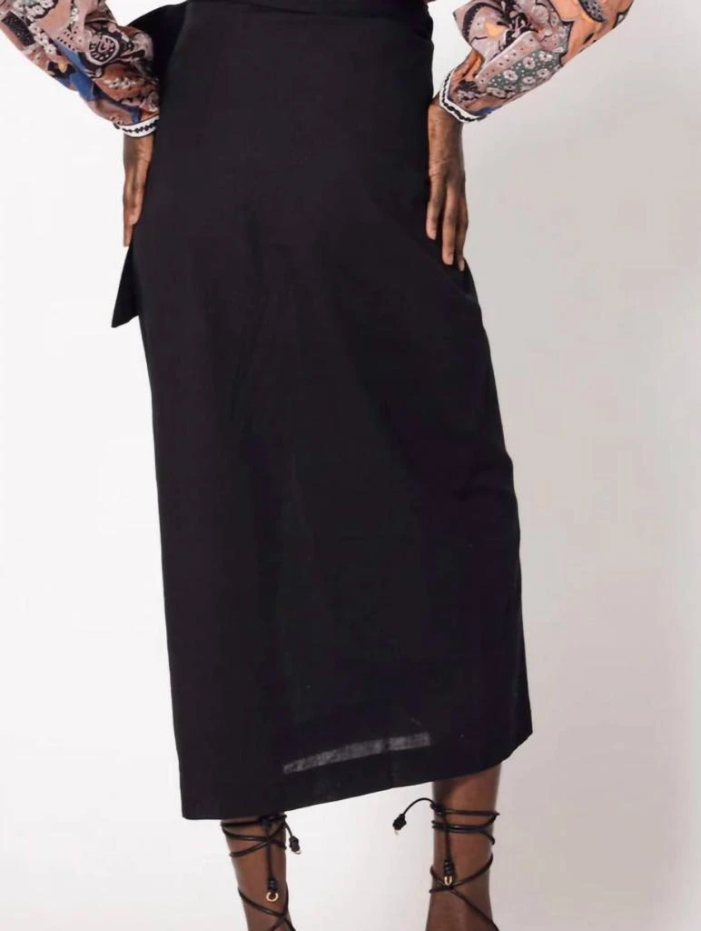 Cleobella Marion Midi Skirt In Black 3