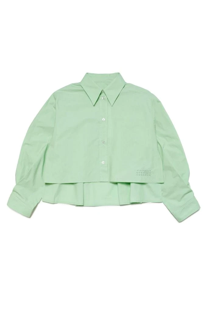 MM6 MM6 Maison Margiela Kids Numbers-Motif Layered Effect Shirt 1