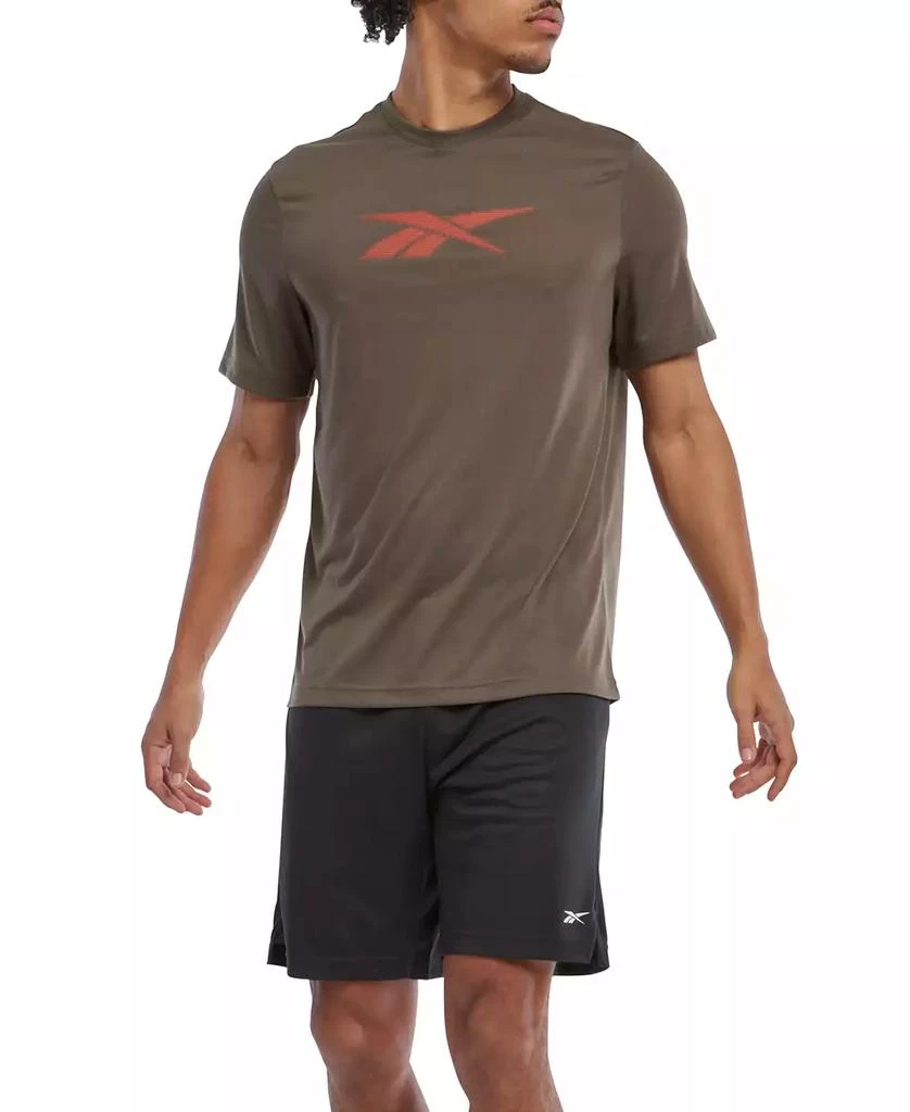 Reebok Men's Vector Performance Short Sleeve Logo Graphic T-Shirt 4