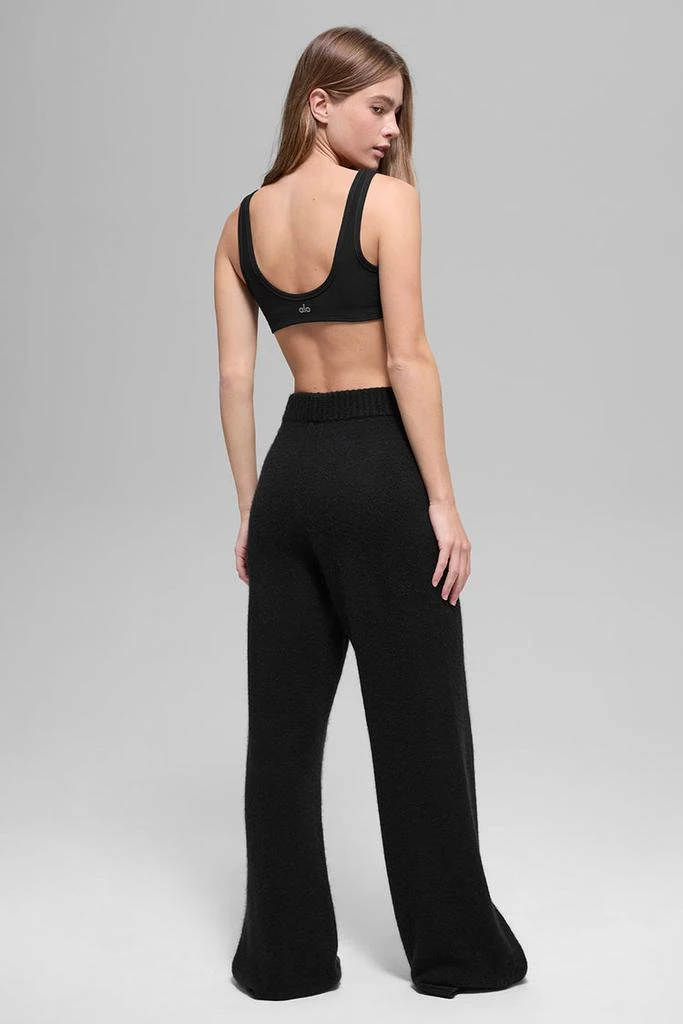 Alo Cashmere High-Waist New Class Wide Leg Pant - Winter Frost 3